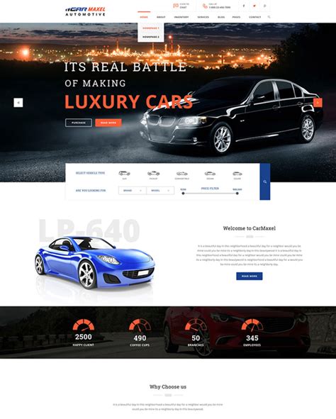 bootstrap 5 car dealer template.